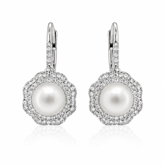 Pendientes Mirco Visconti Mujer in Oro blanco Perla AB0X - AB0X